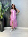 vestido viscolycra rosa bebe