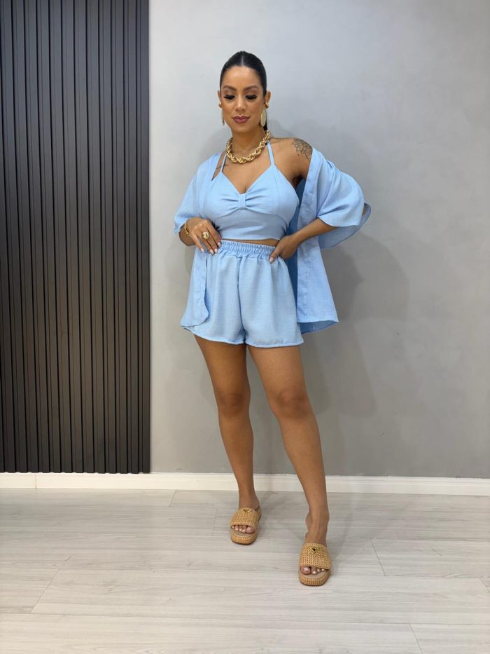 trijunto duna linho com kimono preto trijunto duna linho com kimono preto