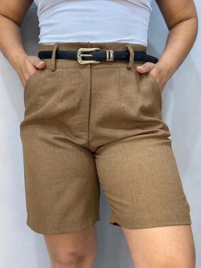 bermuda de linhao verde