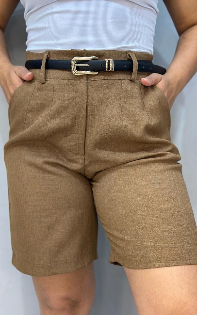 bermuda de linhao verde