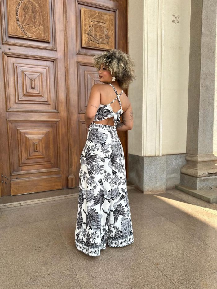 macacao envelope estampa preta macacao envelope estampa preta