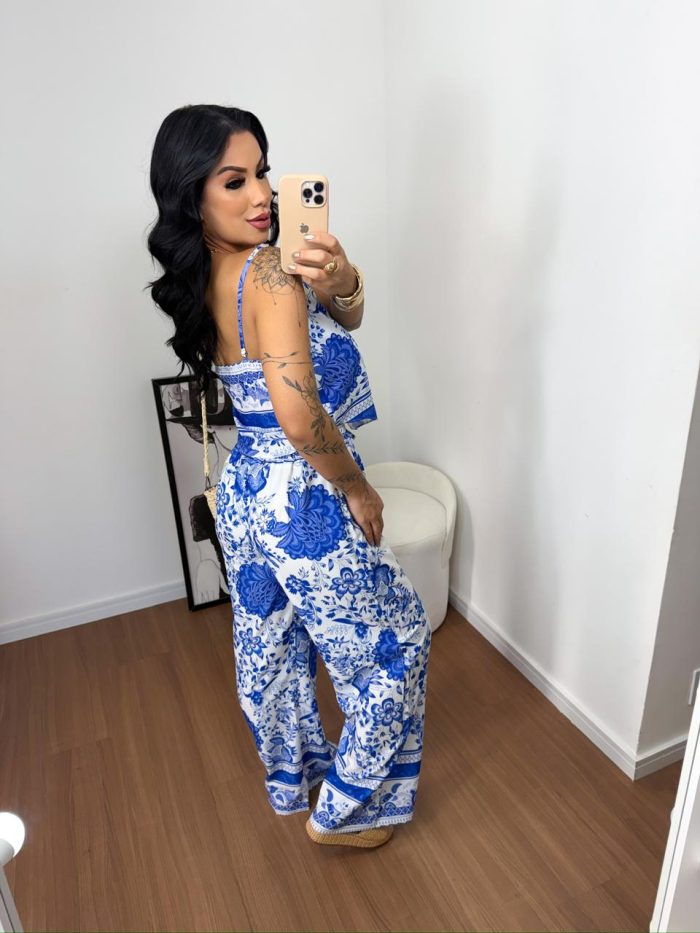 conjunto cropped assimetrico azul conjunto cropped assimetrico azul