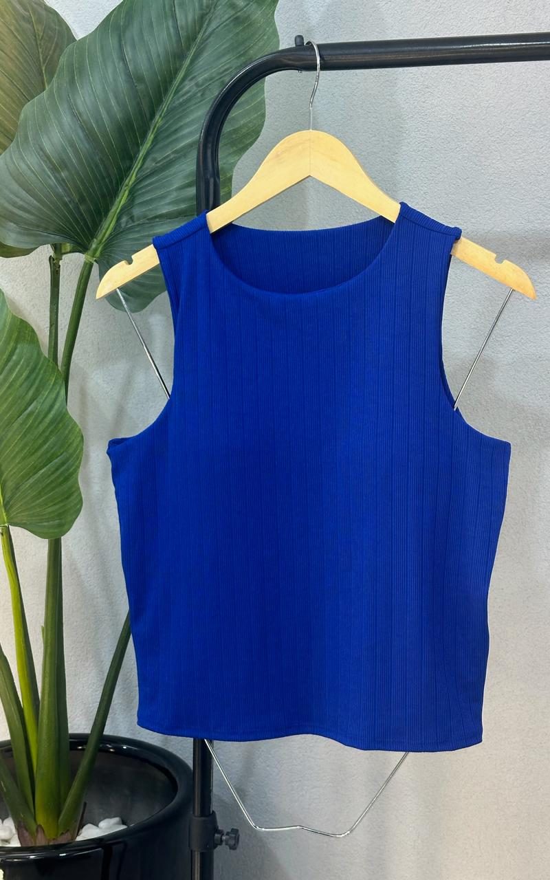 cropped regata canelado preto 1000e4