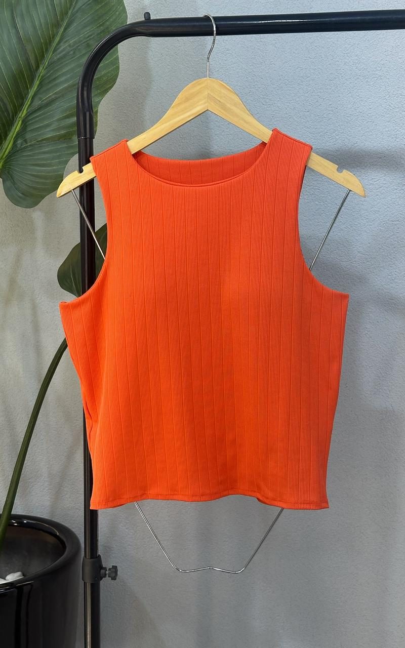 cropped regata canelado preto 1000e4