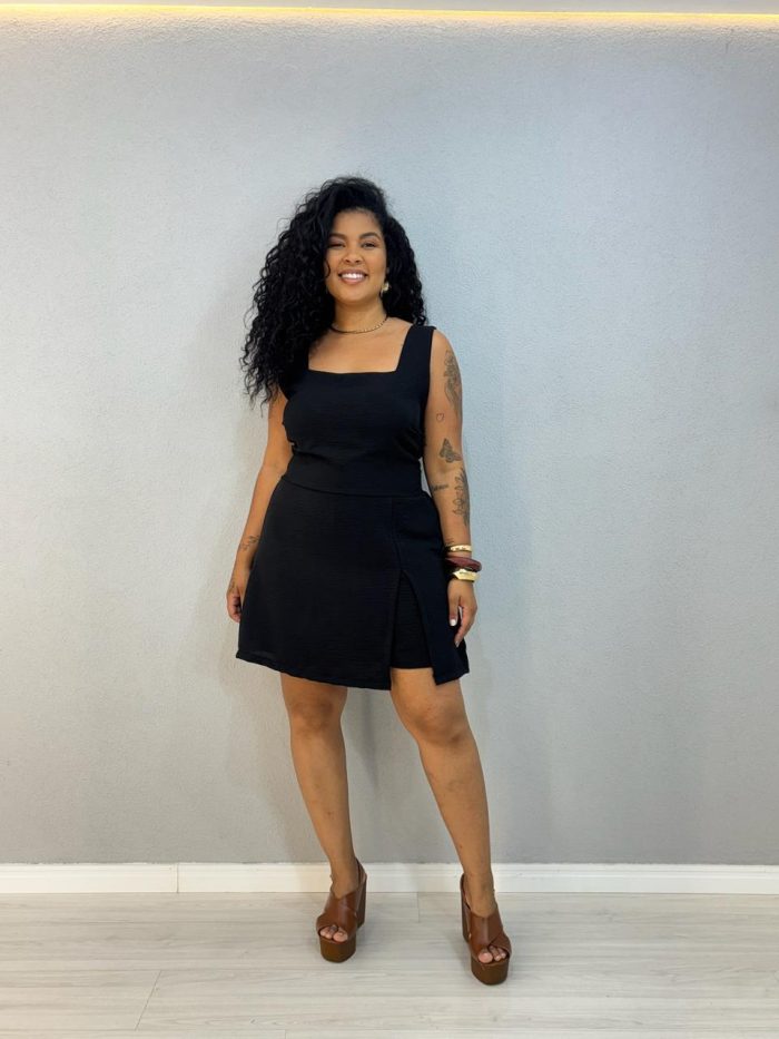 macaquinho decote quadrado com amarracao azul 1000c6 macaquinho decote quadrado com amarracao azul 1000c6