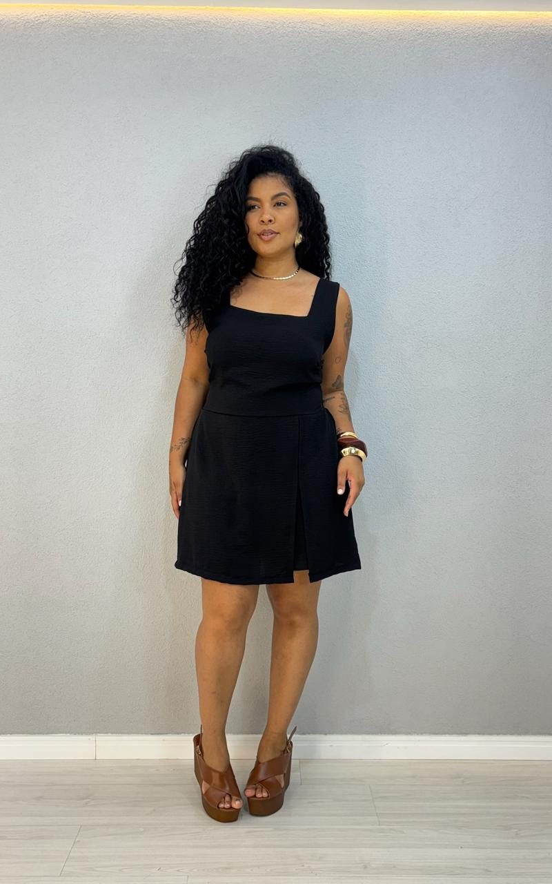 macaquinho decote quadrado com amarracao azul 1000c6