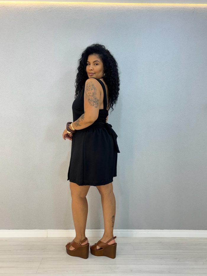 macaquinho decote quadrado com amarracao azul 1000c6 macaquinho decote quadrado com amarracao azul 1000c6