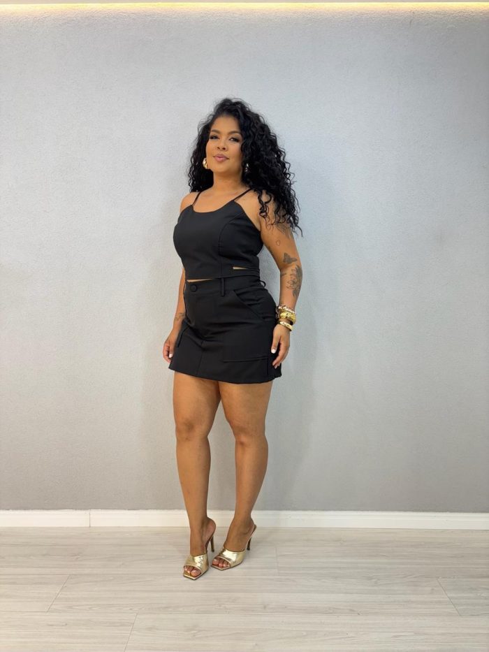 conjunto alfaiataria azul sandi conjunto alfaiataria azul sandi