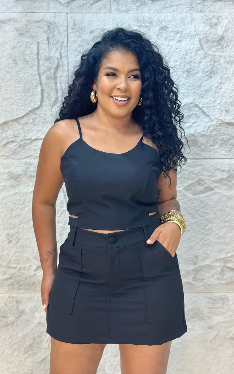 conjunto alfaiataria azul sandi