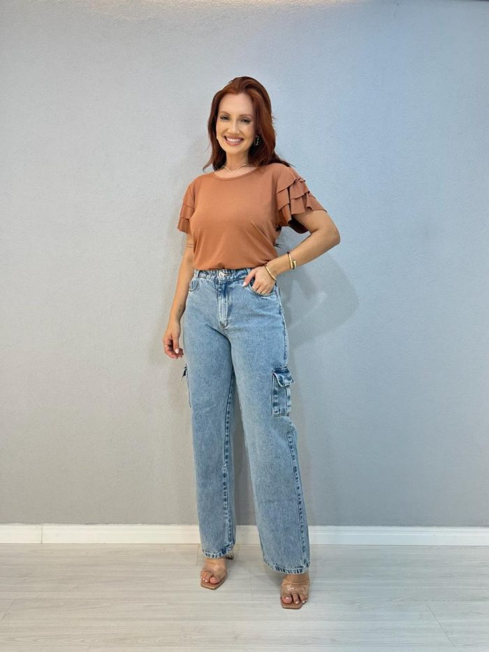 blusa manga com camadas pink 1000g7 blusa manga com camadas pink 1000g7