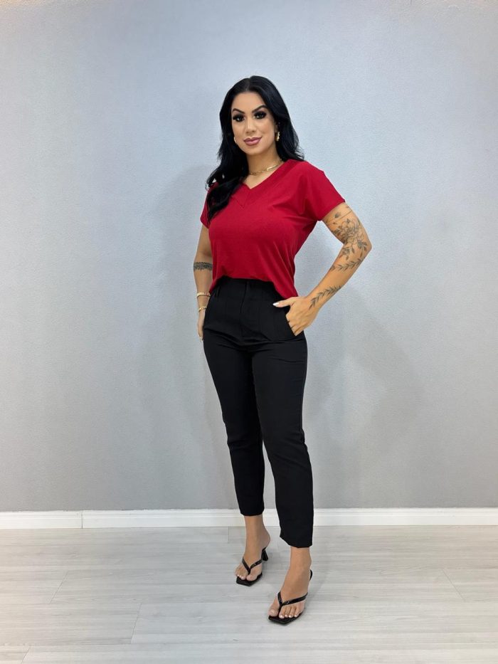 blusa viscolycra decote v 1000j4 blusa viscolycra decote v 1000j4