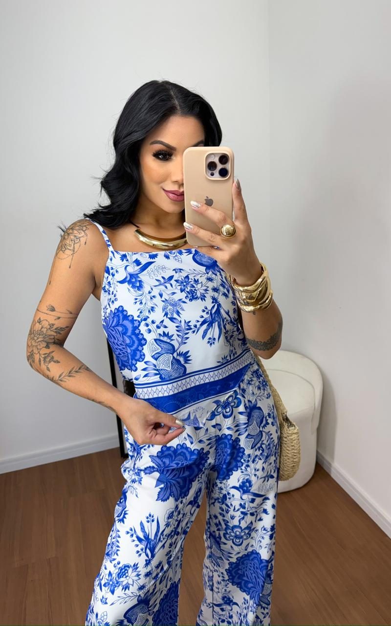 conjunto estampado azul adrielly 1000e1me2g