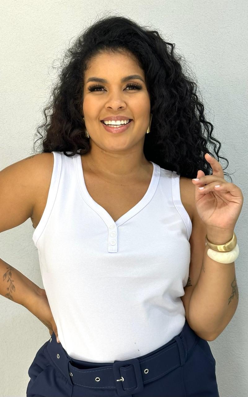 regata canelada com renda cinza 1000m2