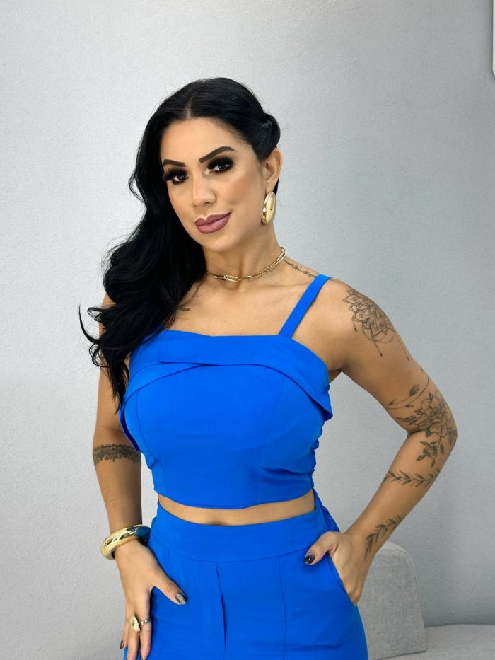 conjunto sarja joana azul 1000e7 conjunto sarja joana azul 1000e7