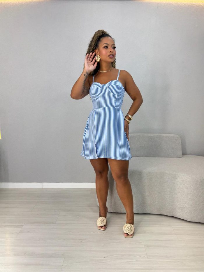 macaquinho duna listrado azul 1000e5 macaquinho duna listrado azul 1000e5