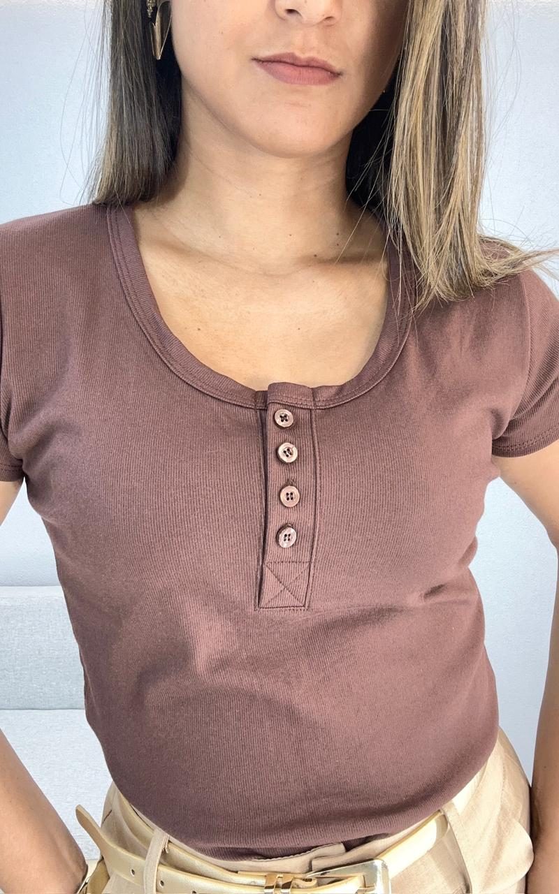 blusa canelada anny azul marinho 1000n1