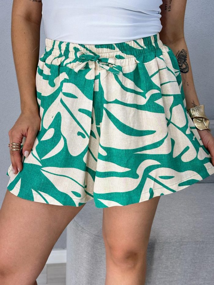 conjunto viscolinho estampado verde 1000a3 conjunto viscolinho estampado verde 1000a3