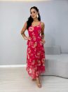 vestido estampado midi tule 1000d5