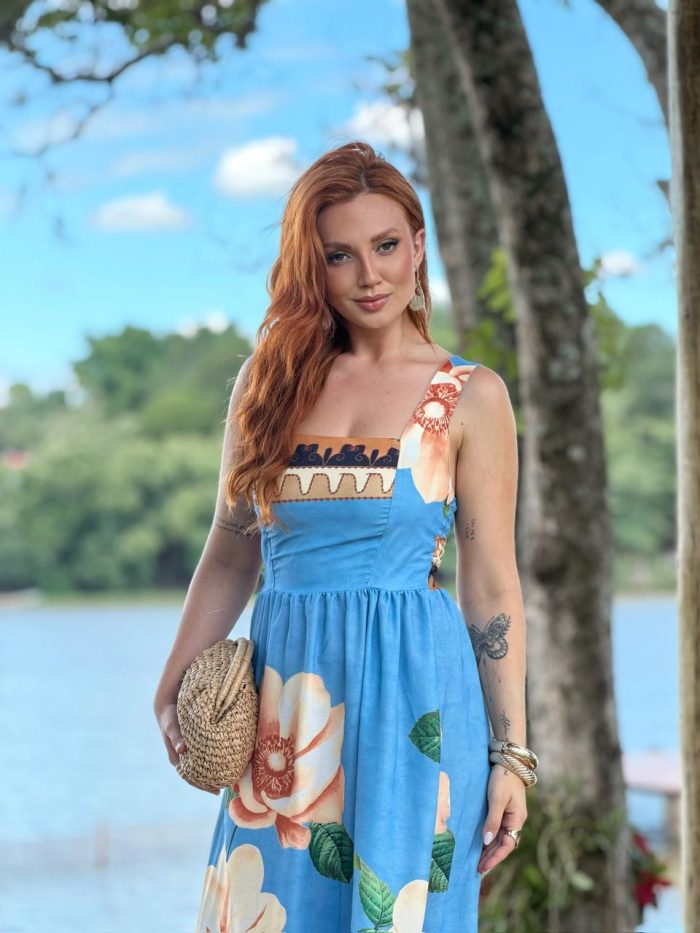 vestido longo estampado duna 1000e3 vestido longo estampado duna 1000e3