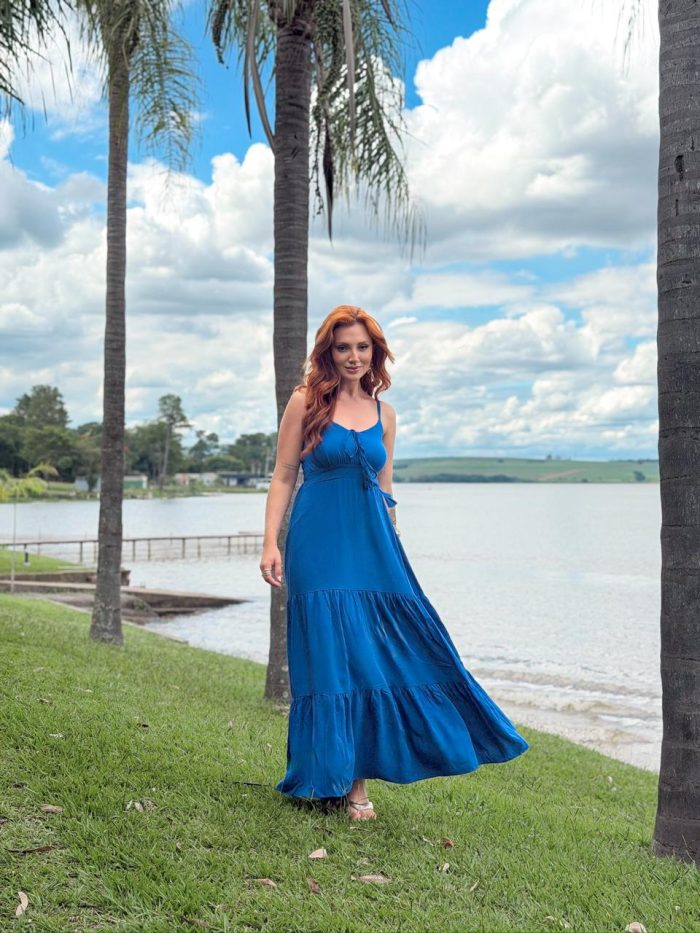 vestido longo estampado duna 1000e3 vestido longo estampado duna 1000e3