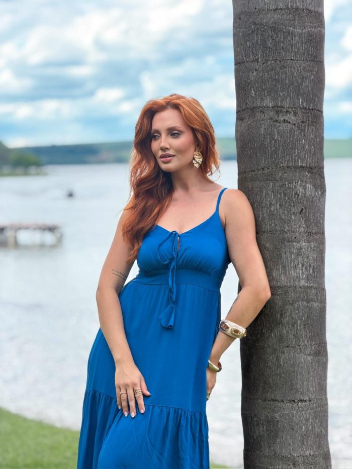 vestido longo estampado duna 1000e3 vestido longo estampado duna 1000e3